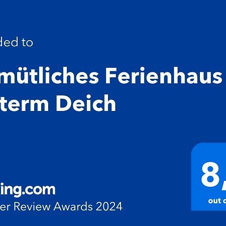Gemuetliches Ferienhaus Hinterm Deich Nordstrand Εξωτερικό φωτογραφία