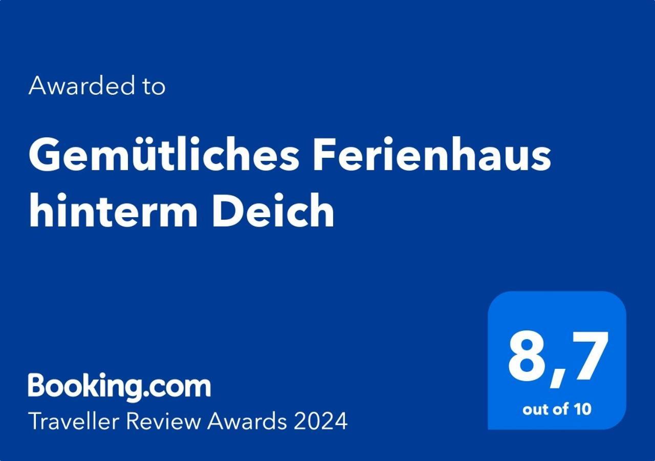 Gemuetliches Ferienhaus Hinterm Deich Nordstrand Εξωτερικό φωτογραφία